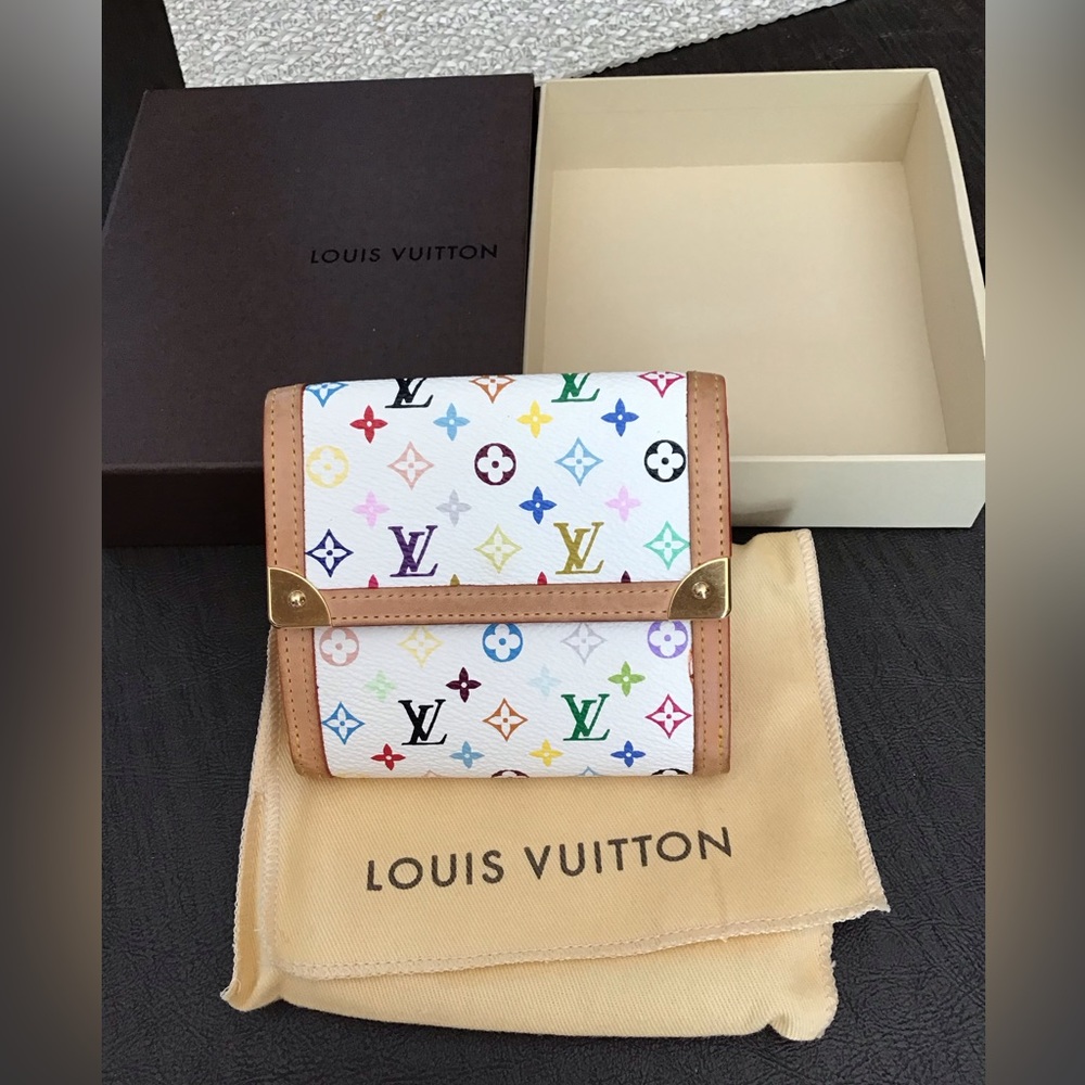 Louis Vuitton Multicolor Monogram wallet with coin purse